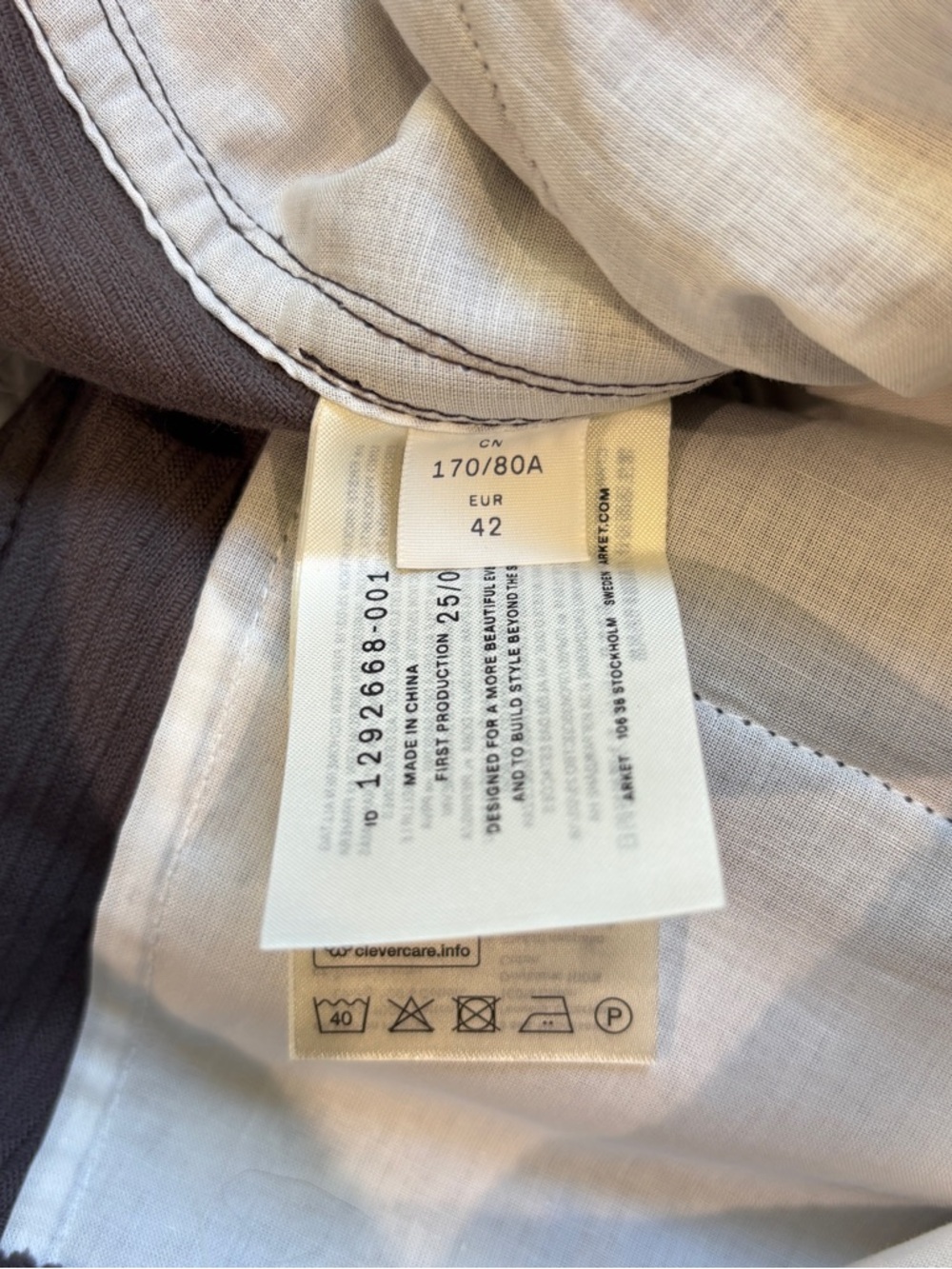 Arket BARREL-LEG CORDUROY TROUSERS - Picture 10 of 11